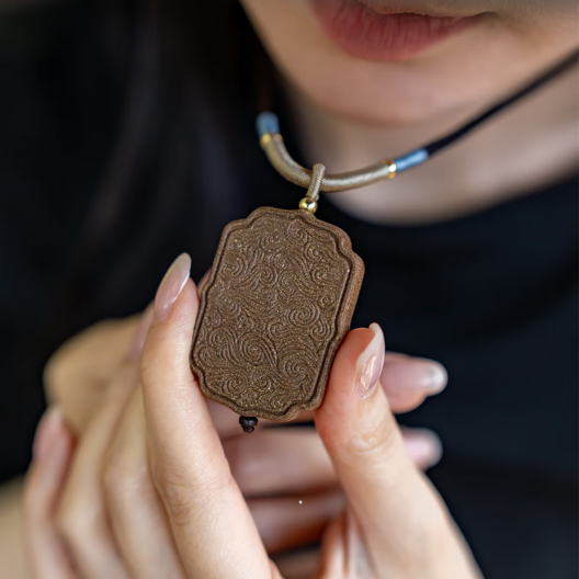 Traditional handcrafted incense pendant - Natural herbal handmade incense pendant