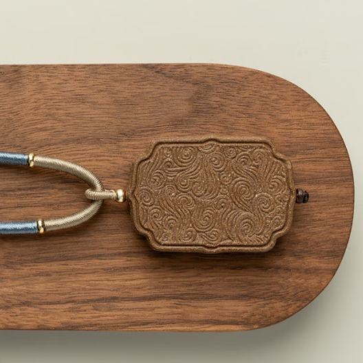 Traditional handcrafted incense pendant - Natural herbal handmade incense pendant