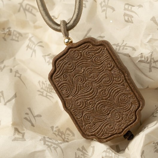 Traditional handcrafted incense pendant - Natural herbal handmade incense pendant