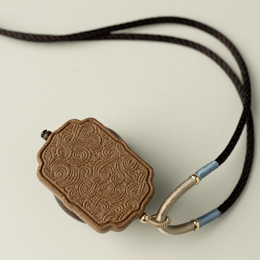 Traditional handcrafted incense pendant - Natural herbal handmade incense pendant