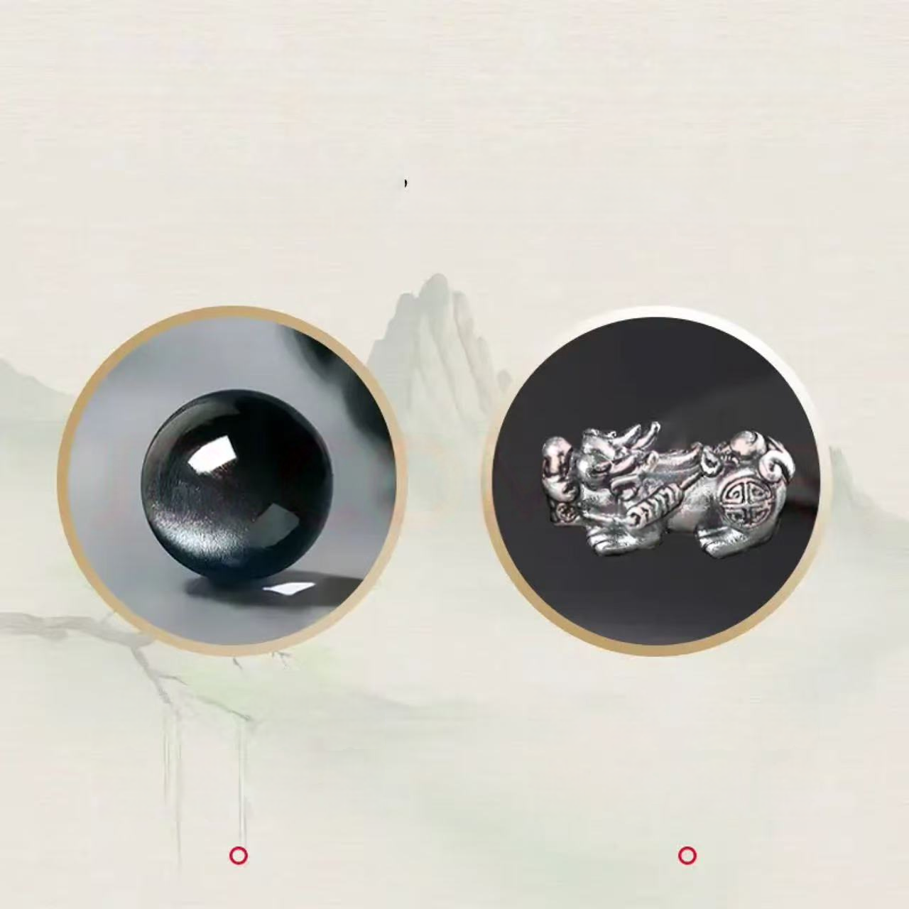 999 pure silver Pixiu bracelet for men - six-character mantra obsidian bracelet