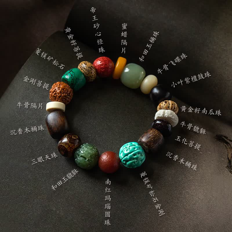Eighteen-Gem Bodhi Bracelet – A Gathering of Blessings for the Year Ahead
