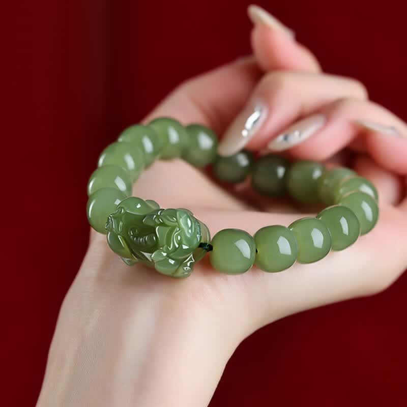 Imperial Crystal Jade Pixiu Bracelet – A Guardian of Fortune, A Stone of Substance