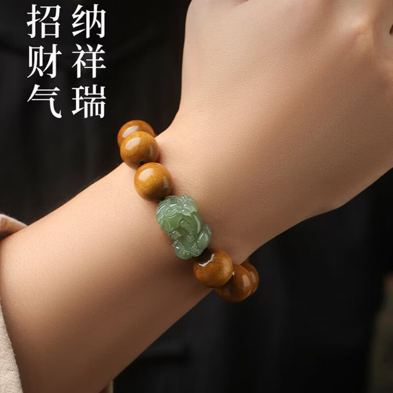 Golden Nanmu Pixiu Bracelet – A Collector‘s Piece for the Year of the Horse