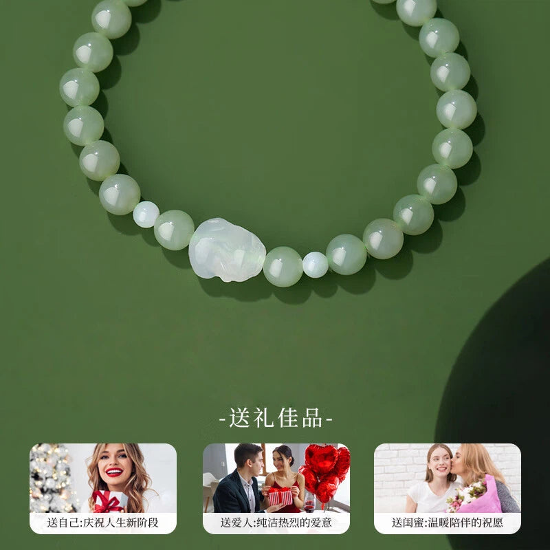 Hetian Jade Pixiu Bracelet – A Guardian of Fortune, A Blessing of Peace
