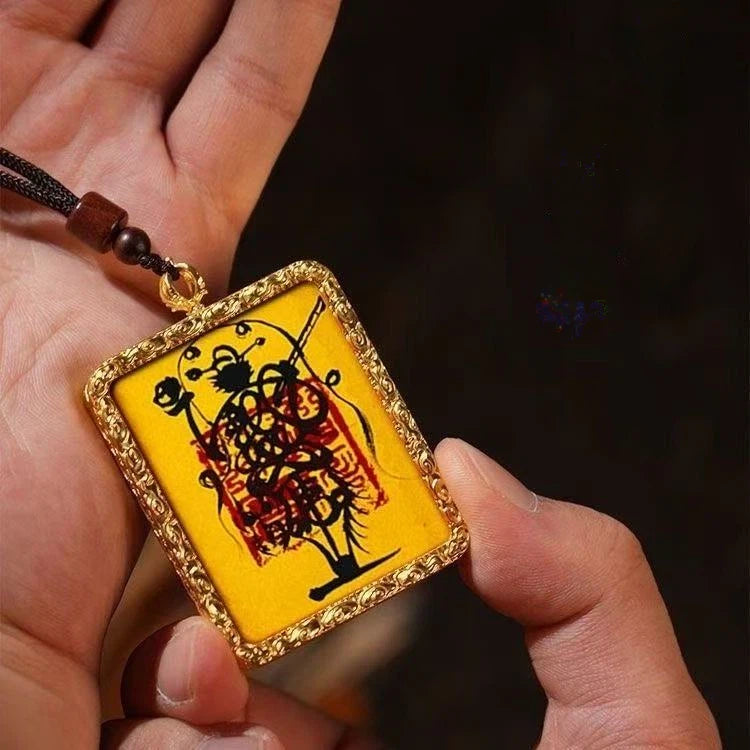 2026 Longhu Mountain Blessing Ceremony - Five Wealth Gods Thangka Taoist Pendant