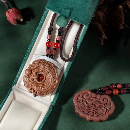 Fragrant sachet pendant for personal wear - Traditional handcrafted natural incense necklace