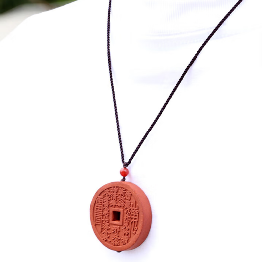Traditional Chinese incense blend car pendant - also suitable for wearing around the neck.