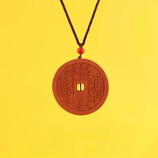 Traditional Chinese incense blend car pendant - also suitable for wearing around the neck.
