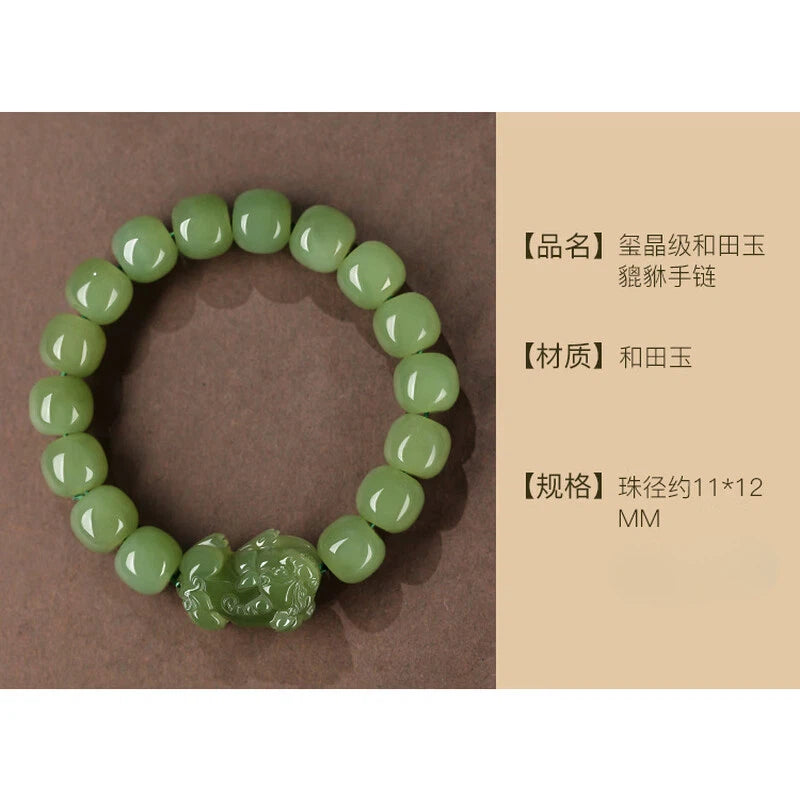 Imperial Crystal Jade Pixiu Bracelet – A Guardian of Fortune, A Stone of Substance