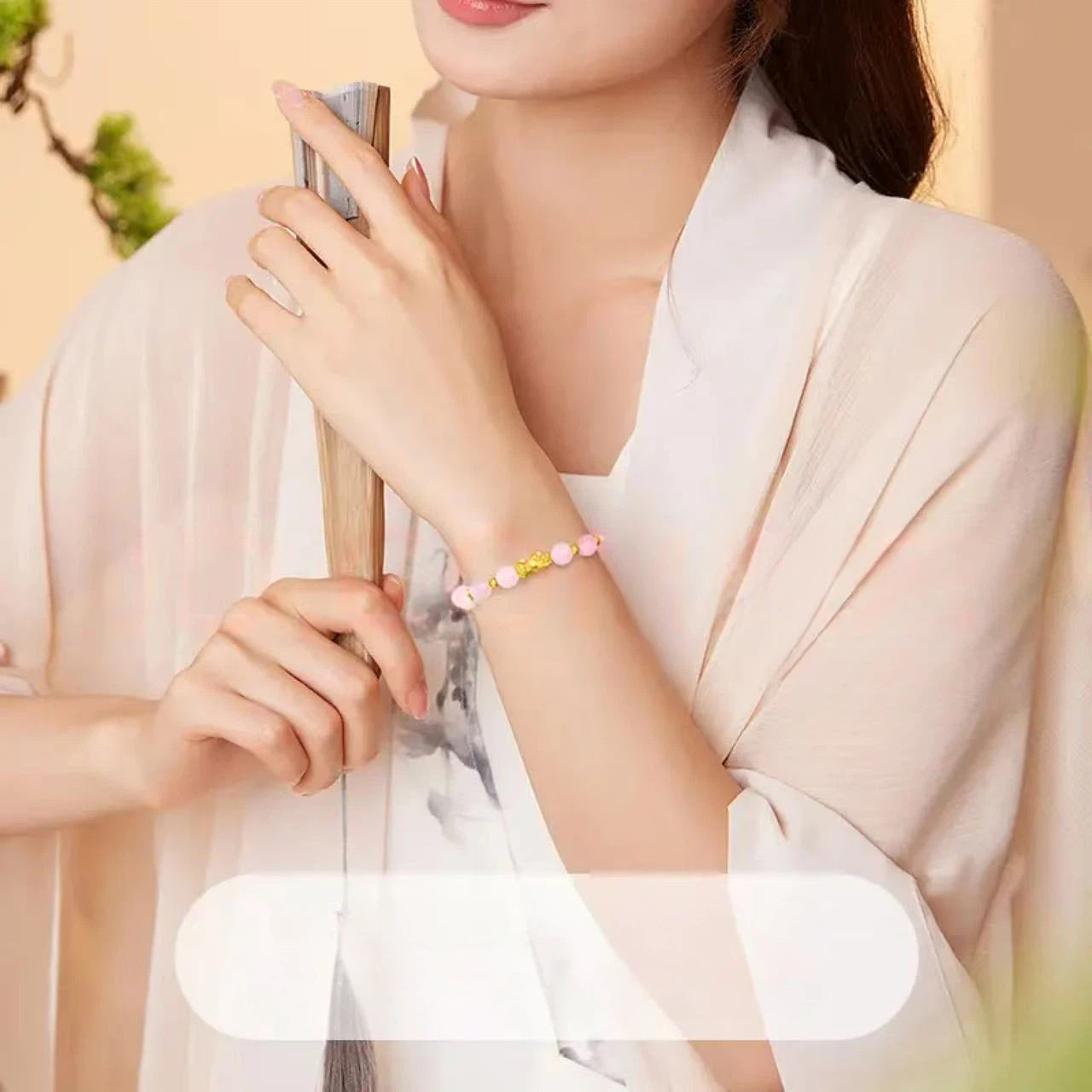 Women's gold Pixiu bracelet - pure gold bracelet