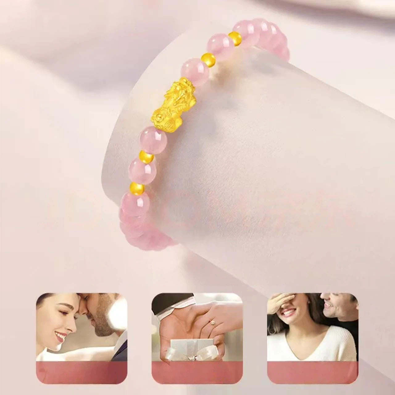 Women's gold Pixiu bracelet - pure gold bracelet