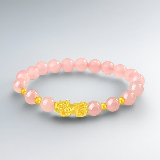 Women's gold Pixiu bracelet - pure gold bracelet
