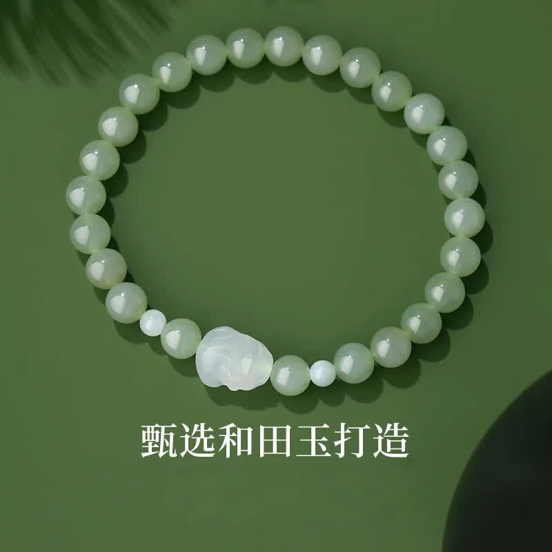Hetian Jade Pixiu Bracelet – A Guardian of Fortune, A Blessing of Peace