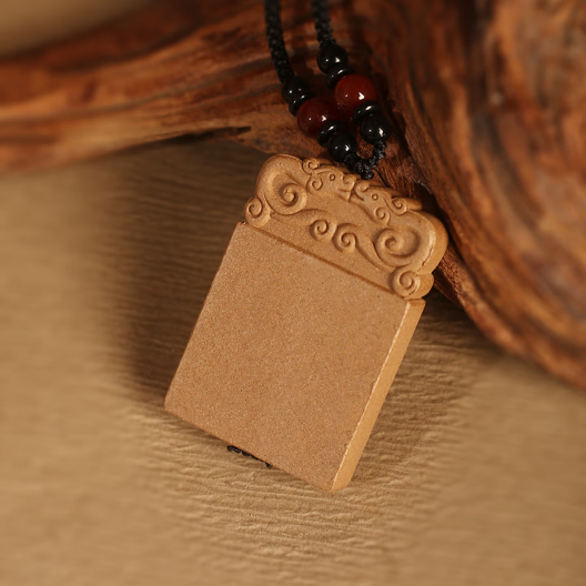 A long-lasting, fragrant amulet for warding off evil spirits - an ambergris necklace for car or personal wear.