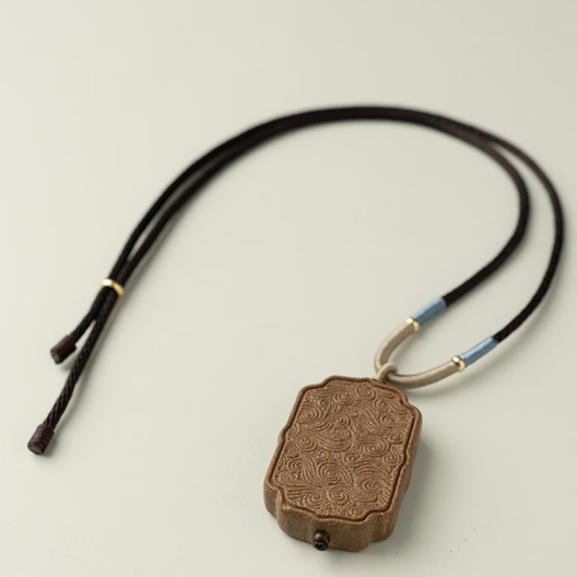 Traditional handcrafted incense pendant - Natural herbal handmade incense pendant