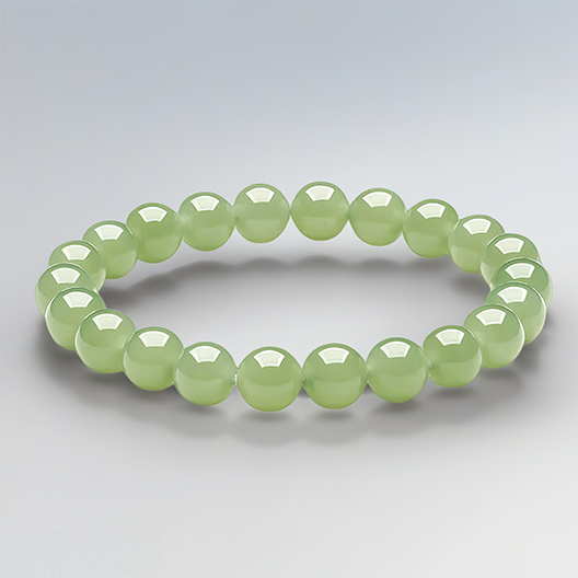 Hetian Jade Beaded Bracelet – A Touch of Serenity, A Legacy of Harmony