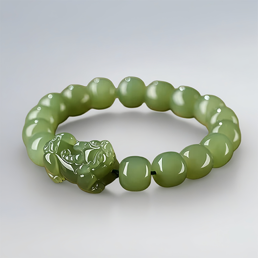 Imperial Crystal Jade Pixiu Bracelet – A Guardian of Fortune, A Stone of Substance
