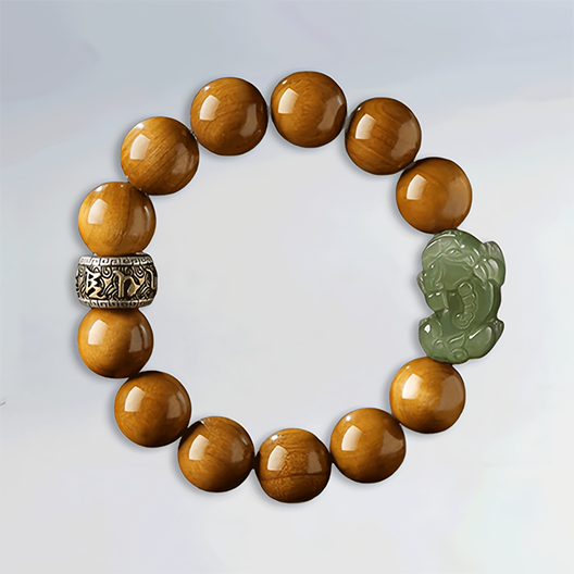 Golden Nanmu Pixiu Bracelet – A Collector‘s Piece for the Year of the Horse