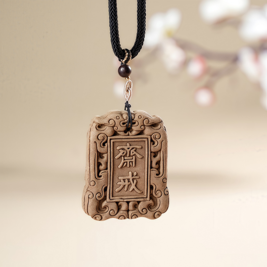 Natural herbal medicine blended necklace - handmade fragrant bead pendant/charm