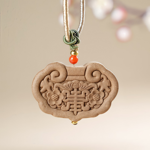 Natural herbal medicine blended necklace - handmade fragrant bead pendant/charm