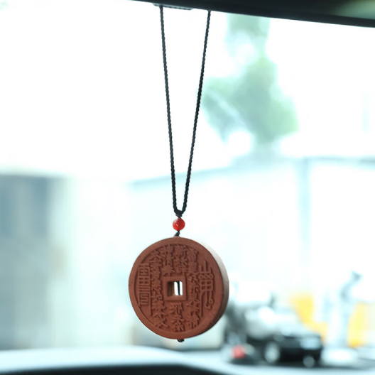 Traditional Chinese incense blend car pendant - also suitable for wearing around the neck.