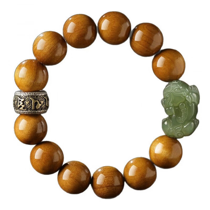 Golden Nanmu Pixiu Bracelet – A Collector‘s Piece for the Year of the Horse