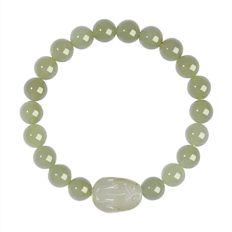 ‘Imperial Crystal’ Hetian Jade Pixiu Bracelet – The One-in-Nine Choice for the Discerning