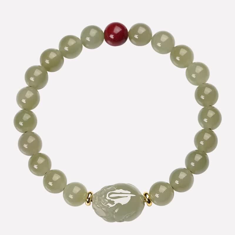 Hetian Jade Pixiu Bracelet for Women – A Refined Talisman of Grace and Protection
