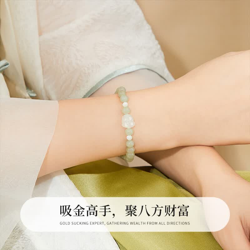 Hetian Jade Pixiu Bracelet – A Guardian of Fortune, A Blessing of Peace
