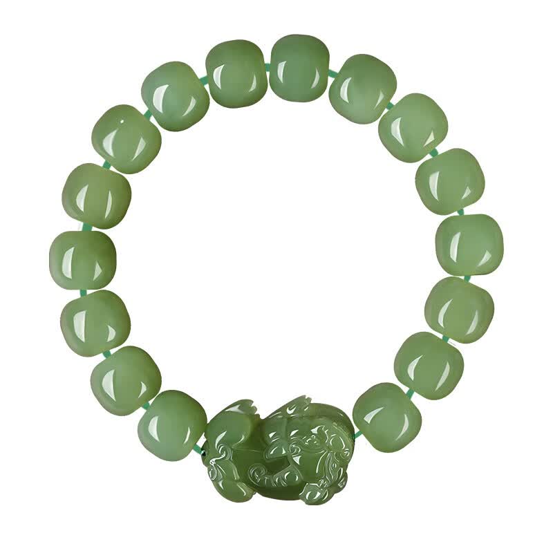 Imperial Crystal Jade Pixiu Bracelet – A Guardian of Fortune, A Stone of Substance