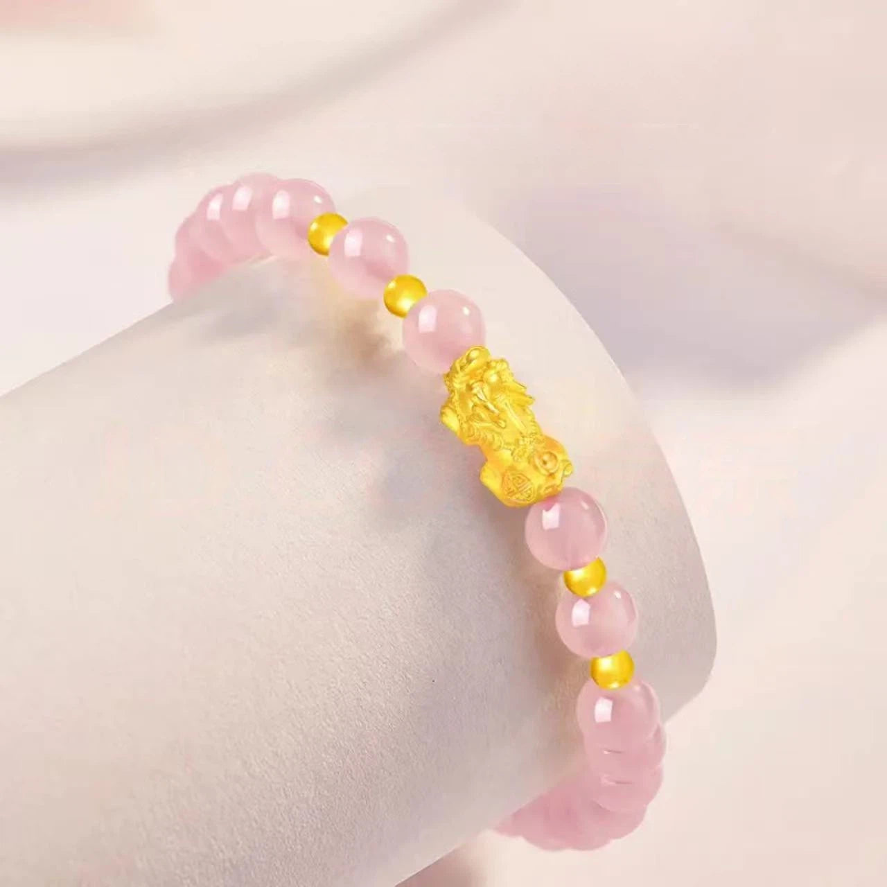 Women's gold Pixiu bracelet - pure gold bracelet