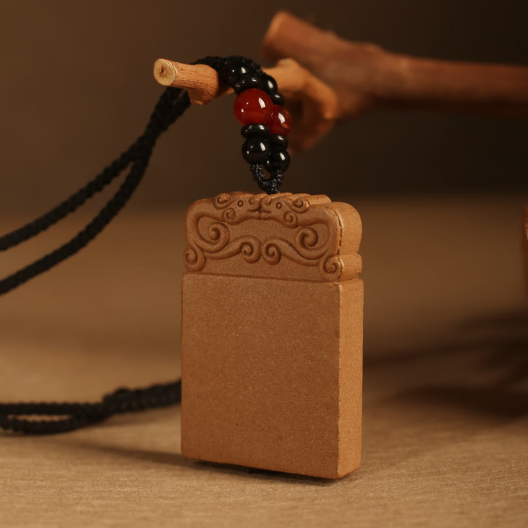 A long-lasting, fragrant amulet for warding off evil spirits - an ambergris necklace for car or personal wear.