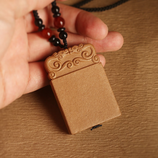 A long-lasting, fragrant amulet for warding off evil spirits - an ambergris necklace for car or personal wear.