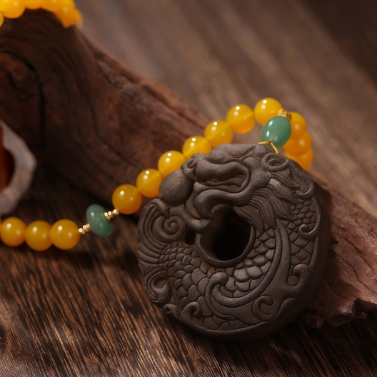 Fragrant car pendant - Agarwood car charm, also suitable as a backpack charm.