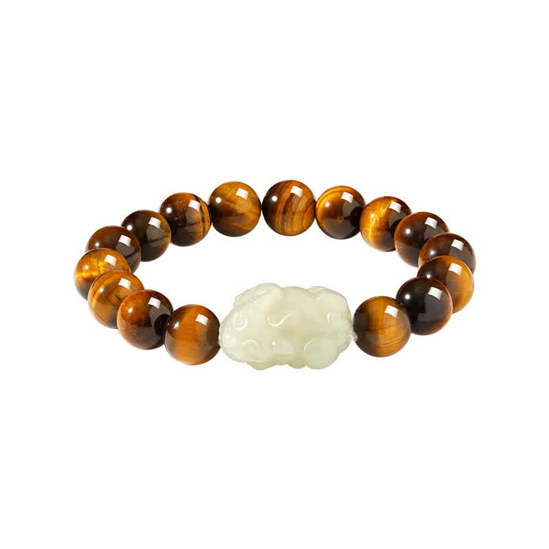 Hetian Jade Pixiu Bracelet – A Guardian of Fortune, A Promise of Peace