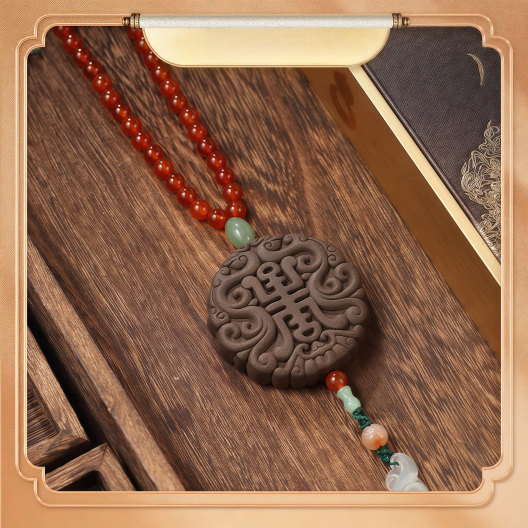 Fragrant car pendant, agarwood car interior pendant - sandalwood wood backpack charm